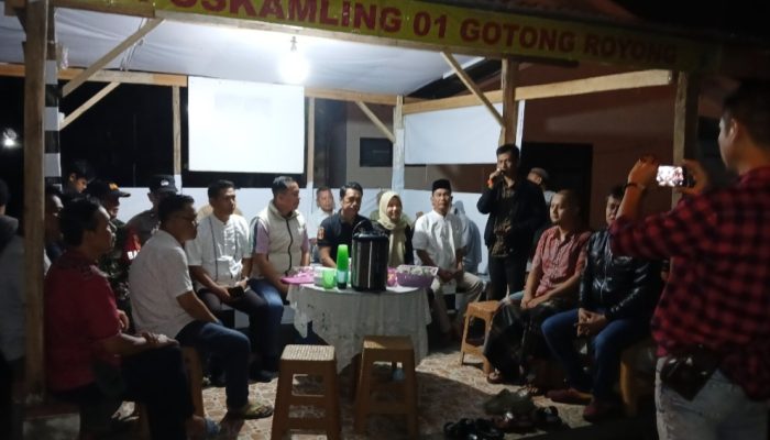 RT.21 Kemalaraja Gotong Royong Lintas, Terbesar SeKabupaten OKU Dalam Kota Baturaja Resmikan Pos Ronda & Jaga Malam